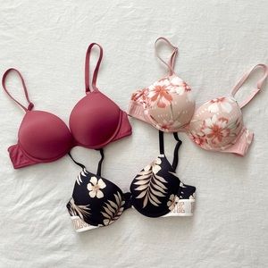 VS PINK Push Up Bra Bundle- 32B